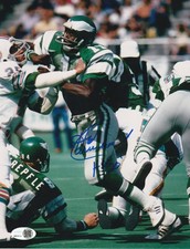 HAROLD CARMICHAEL PHILADELPHIA EAGLES HOF 20 JSA AUTHENTIC ACTION SIGNED 8x10