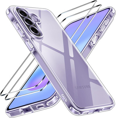 Ivoler Nie Vergilbung Klar Hülle Für Samsung Galaxy A57 5G, 1 Handyhülle Mit 2 S