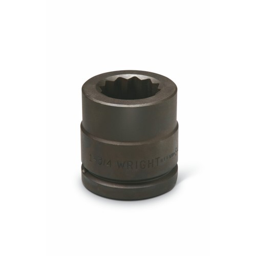 Wright Tool 84724 1-1/2" Drive Standard Impact Socket 12-Point SAE 1-1/2" - Picture 2 of 2