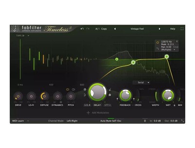 Fabfilter Timeless 3 Tape Delay Plug-in - Win & Mac - Digital Download
