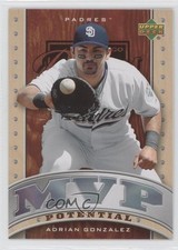 2007 Upper Deck MVP Potential Adrian Gonzalez #MVP42 8mx