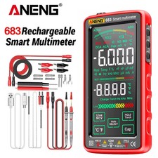 ANENG 683 Digital Multimeter 6000 Counts Touch Screen Rechargeable AC/DC Tester