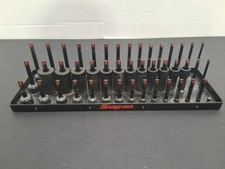 Snap On 12pc 3/8" Drive Metric Semi-Deep 6pt Impact Socket Set 212IMFMSYA W/RACK