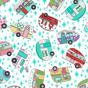 RJR-Retro-Road-Trip-Camper-Toss-White-by-Sue-Marsh-Collection-100-Cotton-Fabric