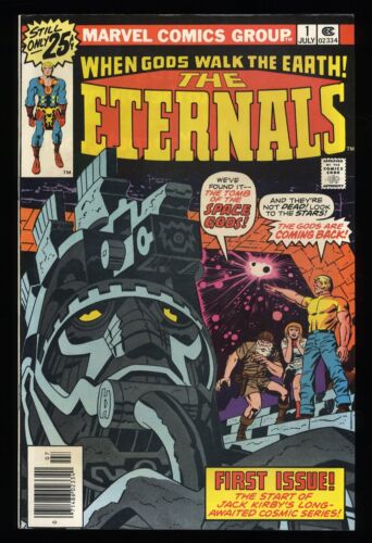 Eternals #1 NM 9.4 Origin and 1st Appearance! Jack Kirby Art! Marvel 1976 - Afbeelding 1 van 2