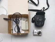 Pentax Optio A10 8.0MP Digital Camera Silver , Camera Works See Photos