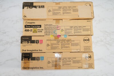 4 Cosmetic OEM Oce / Imagistic CM2520 CMYK Toners 488-1,488-2,488-3,488-4