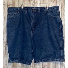 Men's Wrangler Carpenter Blue Denim Jean Shorts 100 Cotton Size 48