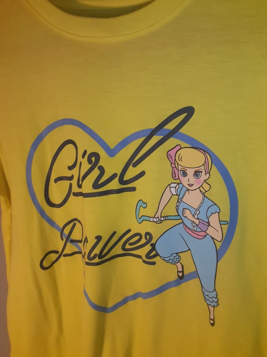 yellow girl power shirt