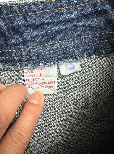 Vintage JORDACHE Women's Blue Jeans RN 52992 Size 34 Measured — W30 L32 - Picture 5 of 9