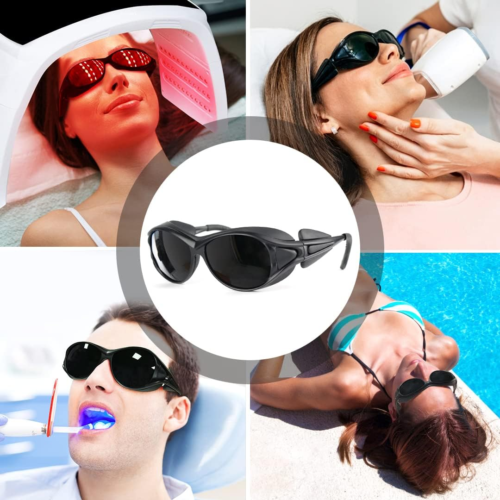 Red Light Therapy Glasses, Eyes Protection for Tanning Goggles, IPL Laser Safety - Picture 4 of 7