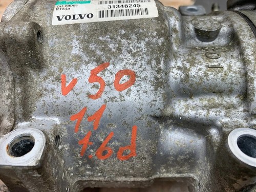 2011 VOLVO V50 S40 C30 1.6 DIESEL D4162T AIR CONDITIONING PUMP 31348245 - Picture 9 of 9
