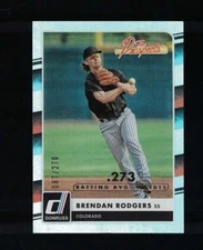 2016 Donruss The Prospects BRENDAN RODGERS #TP5 #087/270 Rockies Rookie