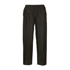 Portwest S441 Mens Waterproof Rain Pants Lightweight Adjustable Safety Overpants