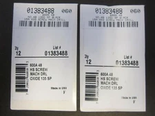 (1323488) #48 HSS 135 Deg Point Angle RH Screw Machine Length Drill Bit - Qty 24