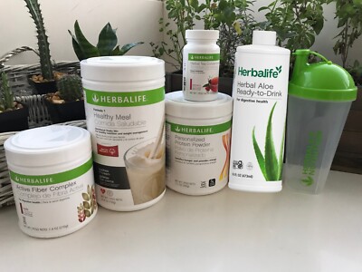 HERBALIFE FORMULA 1 SHAKE MIX PROTEIN-FIBER-ALOE READY-TEA Fast Shipping From US