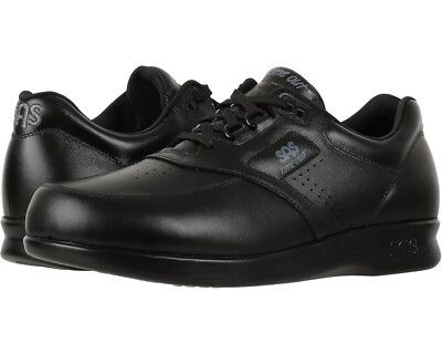 Men's SAS Time Out Lace Up Comfort Walking Shoes 0092-013 Black Leather Made USA
