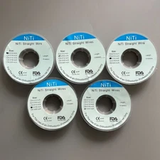 10 Rolls Dental Orthodontic Straight Wire Niti Super Elastic Arch Wires Round