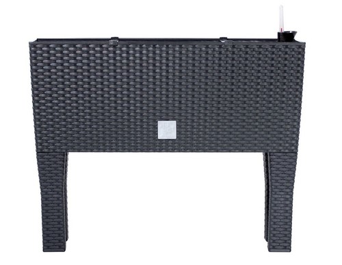 Blumentopf Blumenkasten mit Füßen Blumenkübel Rattan Bewässerung Rato Case High - Bild 4 von 7
