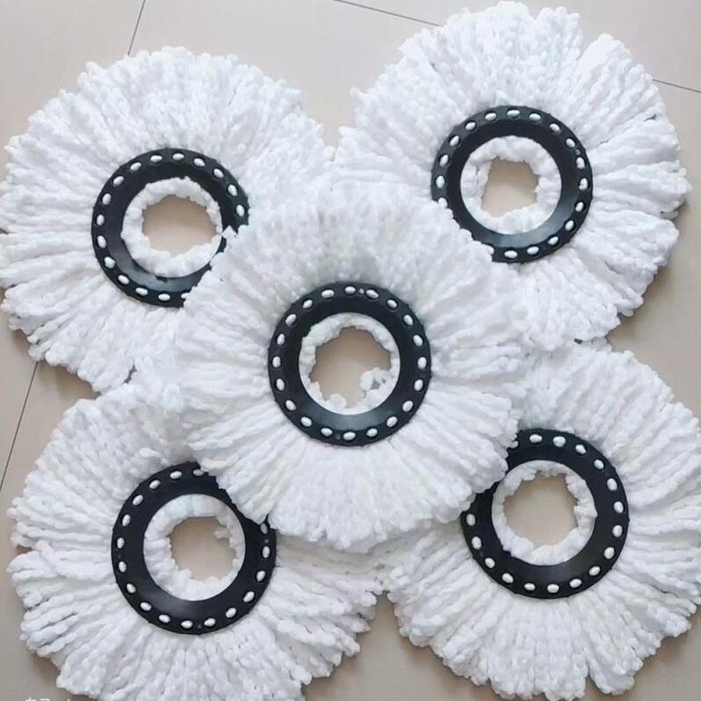 Microfiber Rotating Mop Clean Refill Replacement Head Wring Mop Car