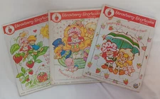 Lot of 3 vintage (1981) Strawberry Shortcake jigsaw tray puzzles by Craft Master