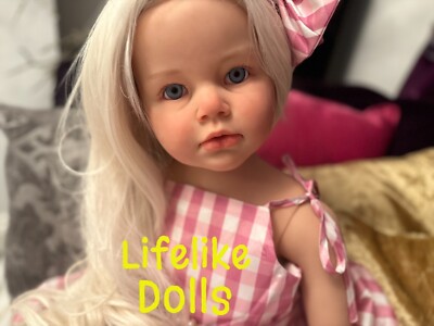 Maßgeschneiderte verrückte Barbie inspirierte Puppe Angelica REBORN Baby Kind Ken Art Margot Robbie