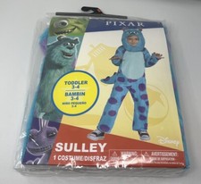 Disney Pixar Sulley Costume Child Small Size Toddler 3-4