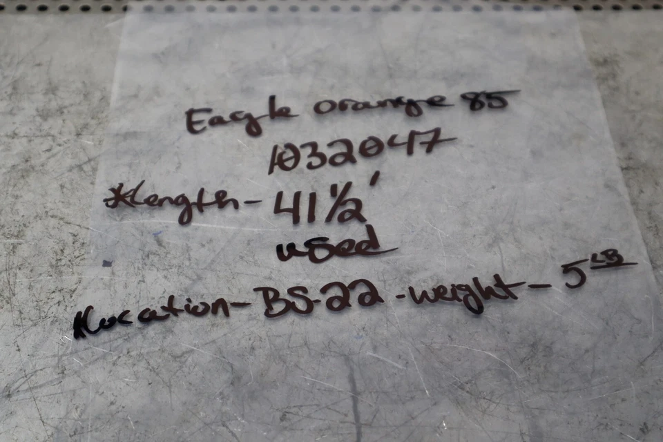 Fenner Drives EAGLE 1032047 Eagle Naranja 85 Cinturón Poliuretano 41.5' Largo Nuevo Foto 2 de 4