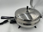 Farberware 12" Skillet Electric Fry Pan Dome Lid Stainless Model 310A 1250 Watts