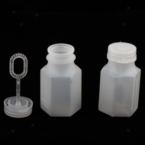24pcs Hexagon Shape Empty Bubbles Blowing Bottles Table Decor 2.5 x 10cm - Picture 7 of 7
