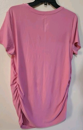 Time & Tru Size Large Maternity Shirt. New W/ Tags. Graphic Print Short Sleeve - Picture 3 of 3