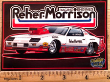 Lee Shepherd REHER-MORRISON Racing PRO STOCK NHRA Banner Style Decal Sticker