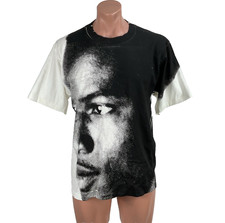 Vtg All Over Print 80s Nike Just Do It Bo Jackson USA MADE T-Shirt Sz M AOP
