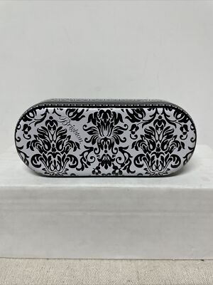 Brighton Eyeglass Sunglass Case Black White Design Hinged