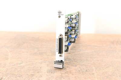 Studer 8-Channel Analog Line Out Card for D21m & D23m Modular I/O System CG01HAJ