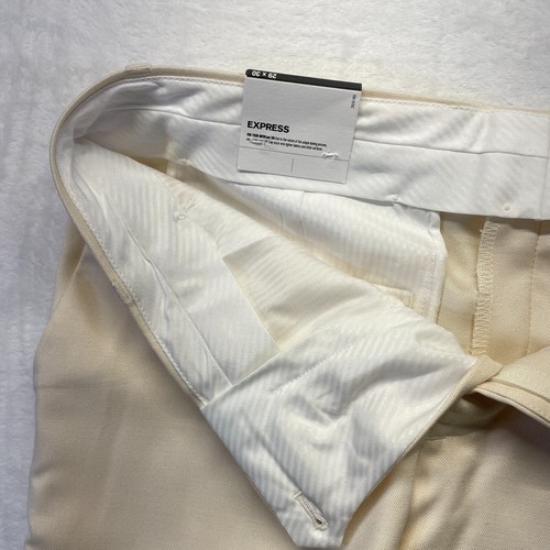 NWT Express Tagged 29x30 Ivory Dress Pants for Men - Picture 2 of 15