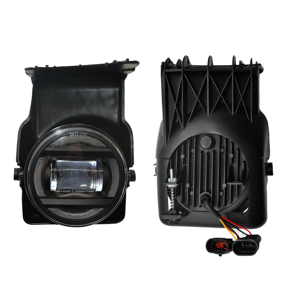 For 2003 2004 2005 2006 GMC Sierra 1500 2500 HD 3500 LED Fog Lights Lamps+DRL - Изображение 4 из 4