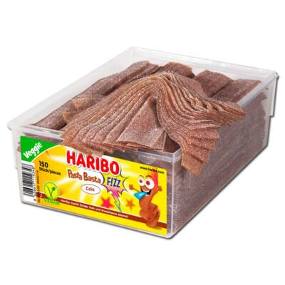 (7,07 /1kg) Haribo Pasta Basta Cola, Fruchtgummi sauer, 150 Stück