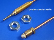 220 mm Thermoelement M8 x 1 Thermofühler mit 2 Muttern für Zündsicherung 