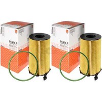 2X Mahle / Knecht ÖLfilter OX 420D Oil Filter