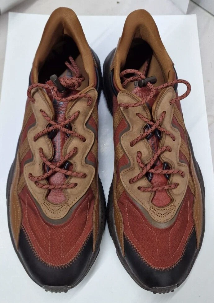 ozweego shoes brown