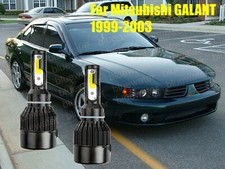 Led Galant 1999-2003 Headlight Kit H49003 6000k White Cree Bulbs Hilow Beam