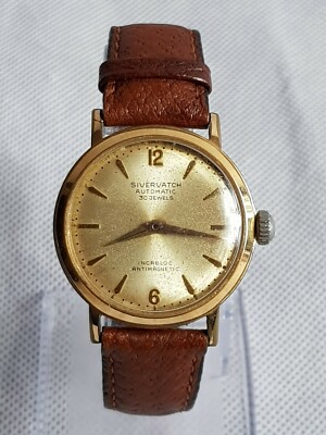 Vintage Sivervatch 30 Jewels Automatic Incabloc Herrenuhr