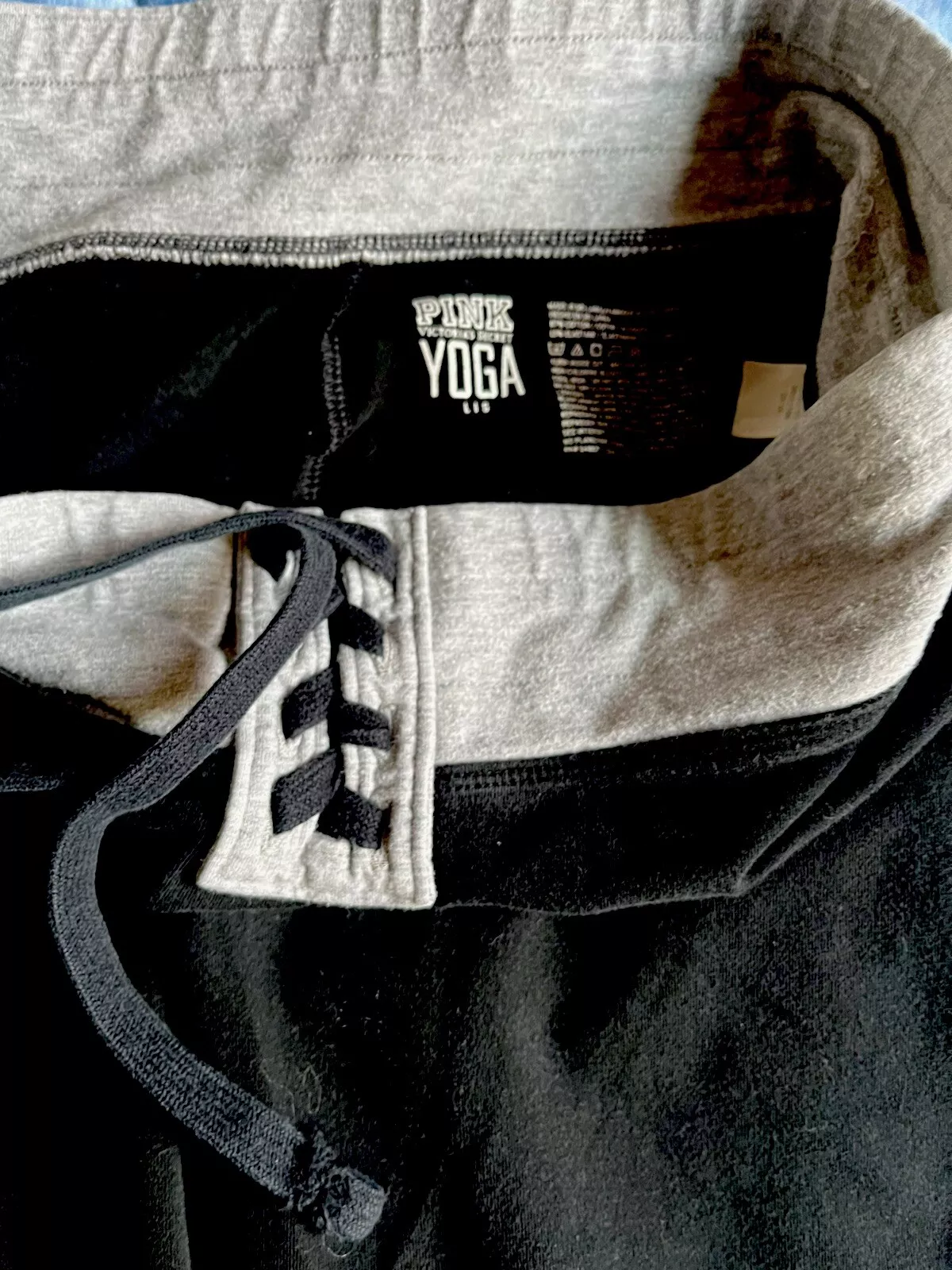 victoria-secret-vs laced front drawstring pants