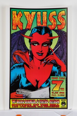 Frank Kozik KYUSS 1995 Artist Proof 2/100 Concert Art Poster