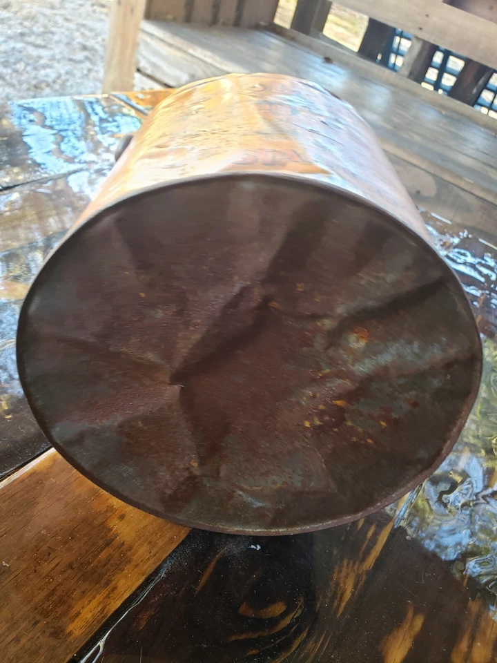 РЕДКИЙ антикварный Holstad's обжаренный кофе олово ведро Миннеаполис, Миннесота 5 фунтов как есть - Изображение 3 из 4