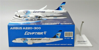 航空機・ヘリコプター JC WINGS 1/200 EGYPTAIR A220-300 SU-GEY Amazon.com: JC Wings Egypt Air A220-300 SU-GEY 1:200 DIECAST