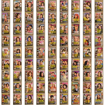 NEW Magazine: Closer Weekly: YOU CHOOSE: tabloid celebrity gossip entertianment