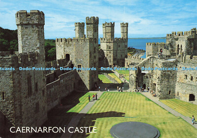 D153574 Caernarfon Castle. Ober- und Unterstationen. J. Salmon