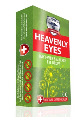 Ethos Himmlischer Heuschnupfen und Allergien beruhigende Augentropfen Linderung von Pollen